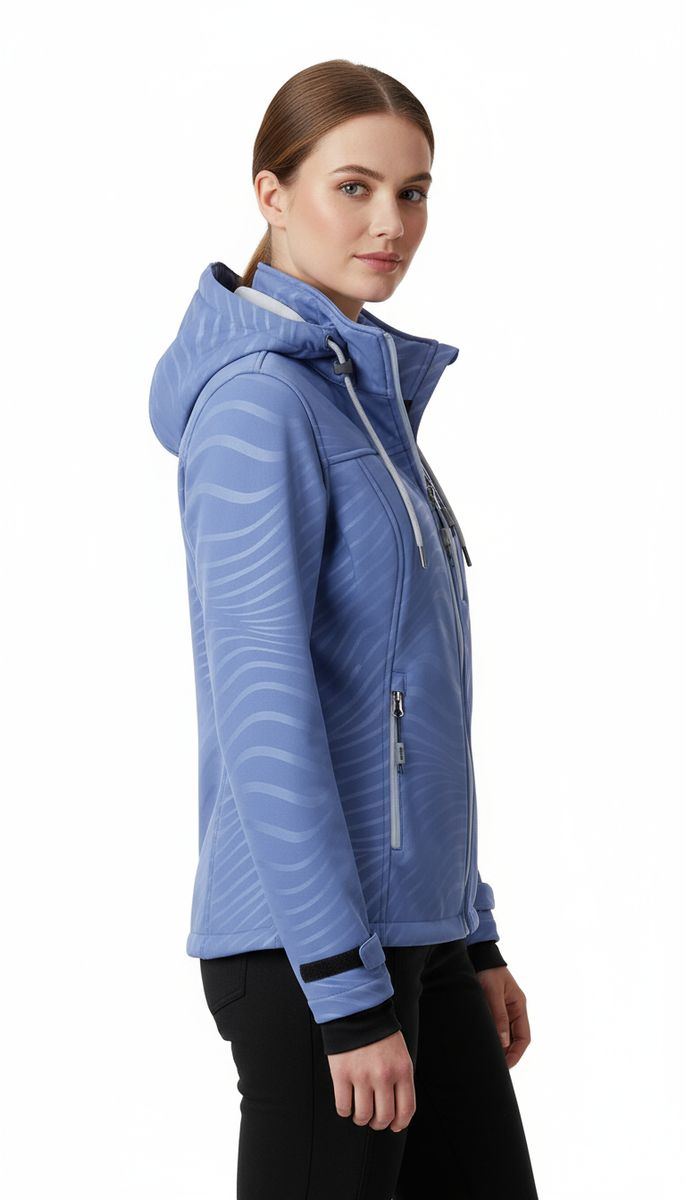 LPO Damen Softshelljacke mit Jacquardfleece-Innenseite