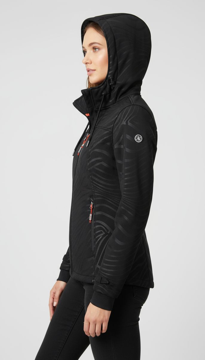 LPO Damen Softshelljacke mit Jacquardfleece-Innenseite