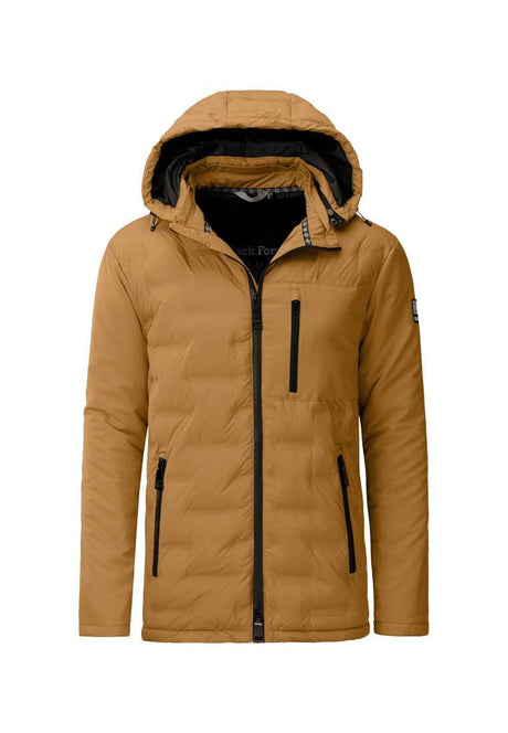 LPO Herren Steppjacke im Materialmix mit abnehmbarer Kapuze Justin