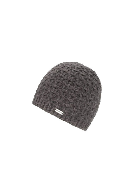 Chillouts Carlie Hat – Doppellagige Zopfstrick-Beanie