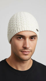 Chillouts Carlie Hat – Doppellagige Zopfstrick-Beanie