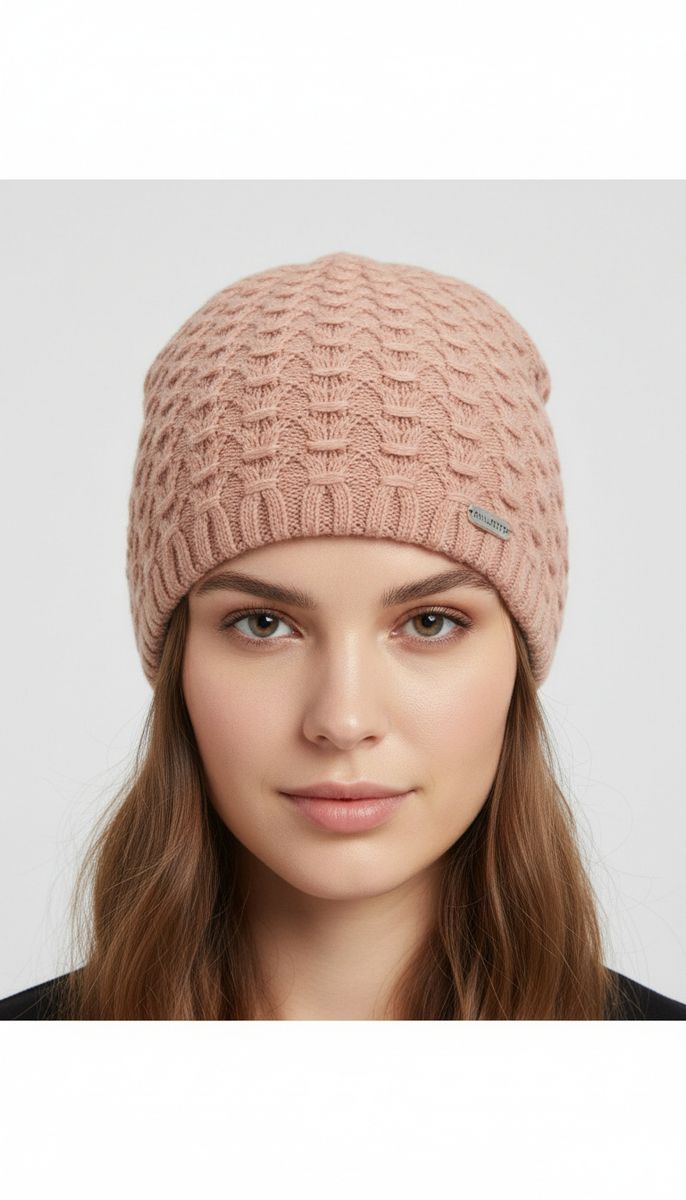 Chillouts Carlie Hat – Doppellagige Zopfstrick-Beanie