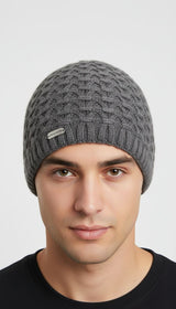 Chillouts Carlie Hat – Doppellagige Zopfstrick-Beanie