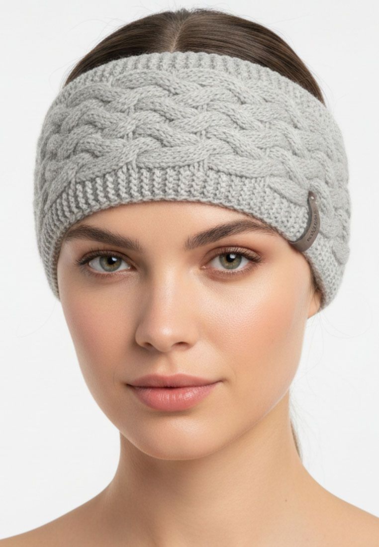 Chillouts Björn Headband – Warmes Stirnband mit modernem Kreuzstrick