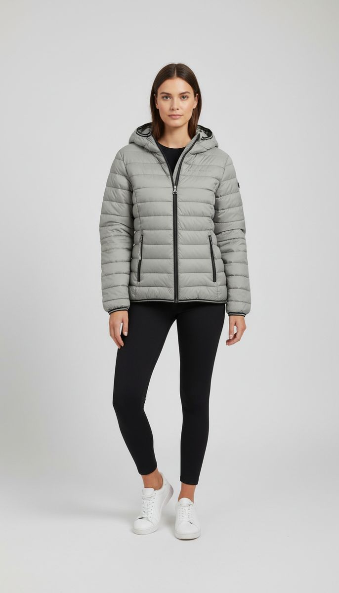 Black Crevice Damen Steppjacke