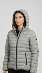 Black Crevice Damen Steppjacke