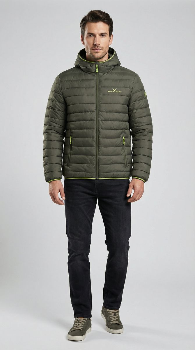 Black Crevice Herren Steppjacke