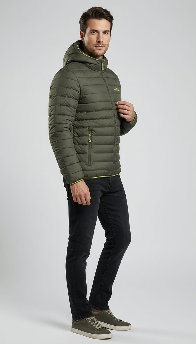 Black Crevice Herren Steppjacke