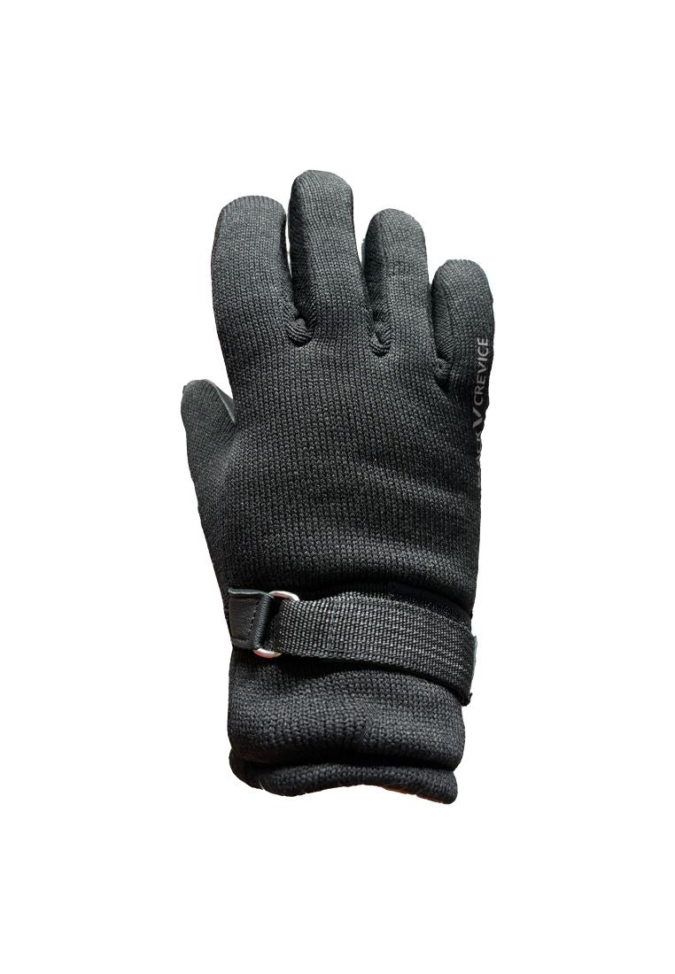 Black Crevice Fleecehandschuhe