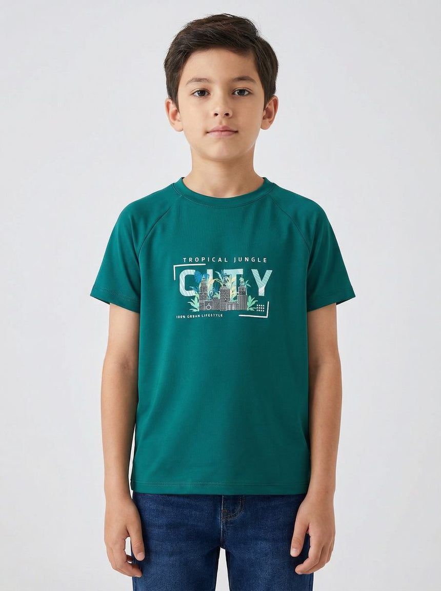 Color Kids Kinder Sport-T-Shirt mit Raglanärmeln