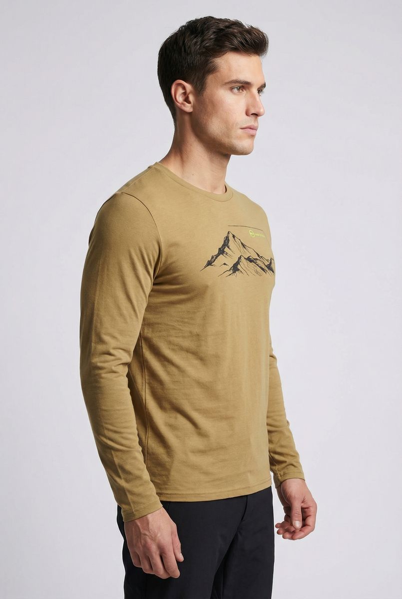 GTS Herren Longsleeve Rayon L/S Print GTS 214852M