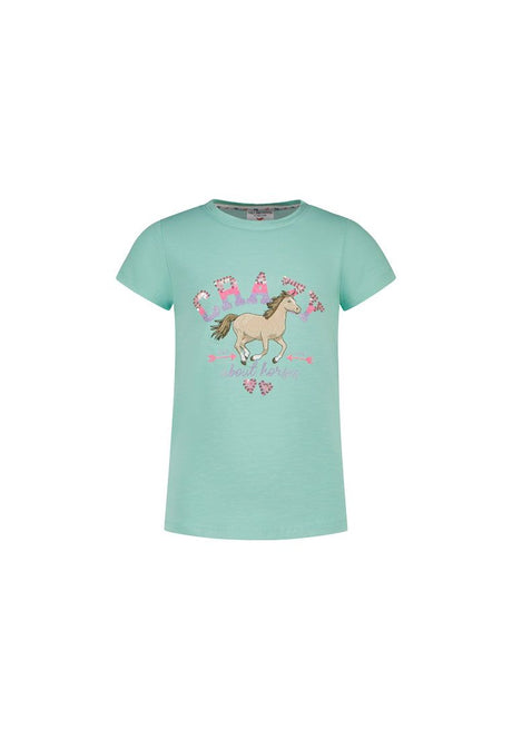 Salt and Pepper Mädchen T-Shirt mit Pferde-Applikation