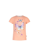 Salt and Pepper Mädchen T-Shirt  mit Funkelndem Schmetterlings-Zauber