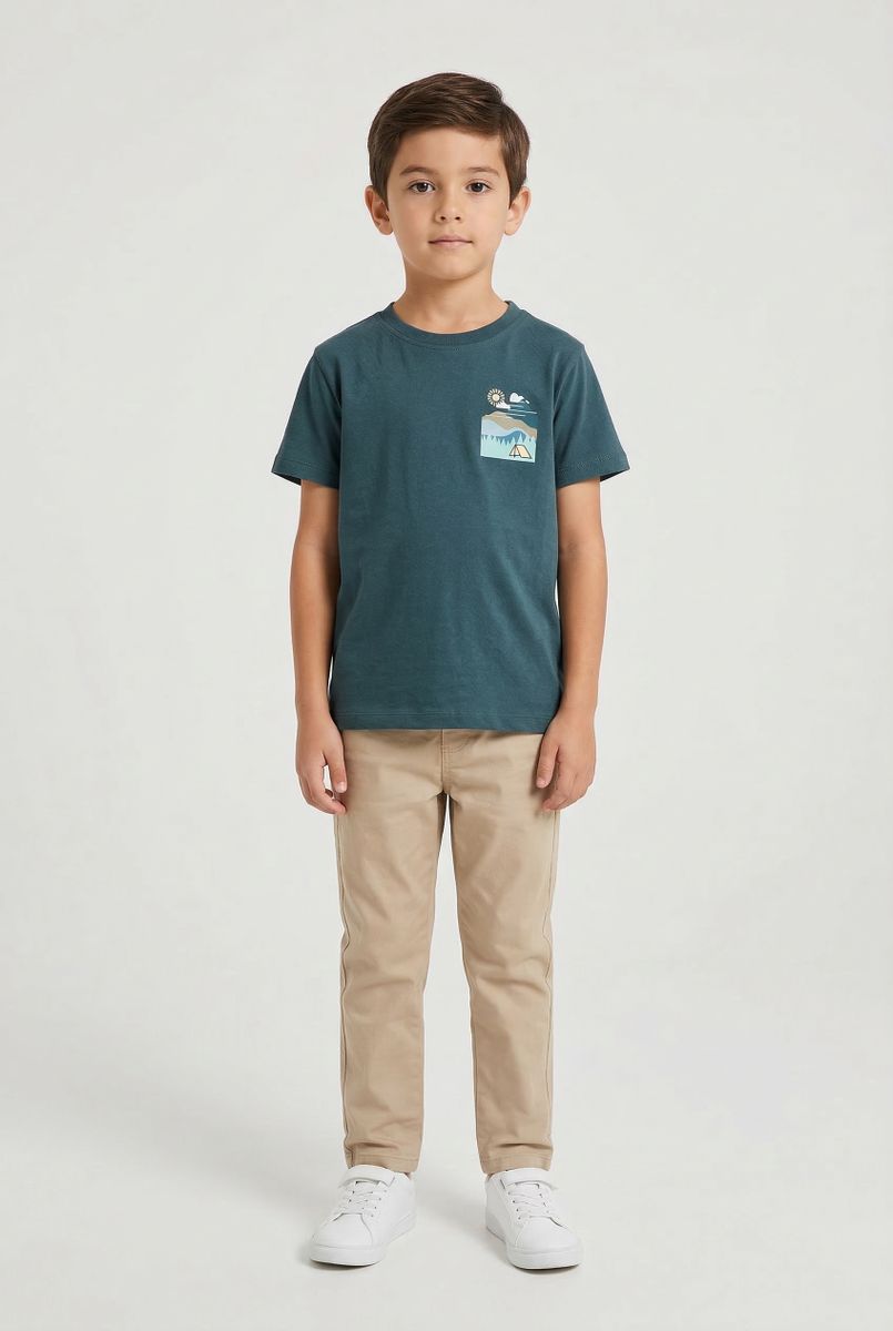 Color Kids Kinder 100% Bio-Baumwolle T-Shirt