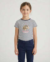 Salt and Pepper Mädchen T-Shirt mit maritimer Streifen-Look