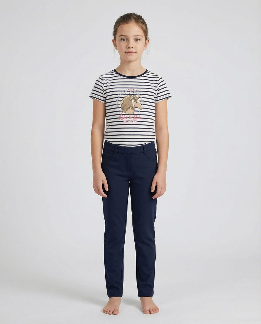 Salt and Pepper Mädchen T-Shirt mit maritimer Streifen-Look