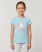 Salt and Pepper Mädchen T-Shirt – Erfrischender Sommer-Style mit Glitzer-Eis