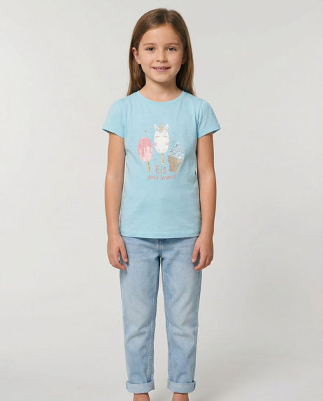 Salt and Pepper Mädchen T-Shirt – Erfrischender Sommer-Style mit Glitzer-Eis