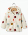 Minymo Teddy-Fleecejacke mit Kapuze