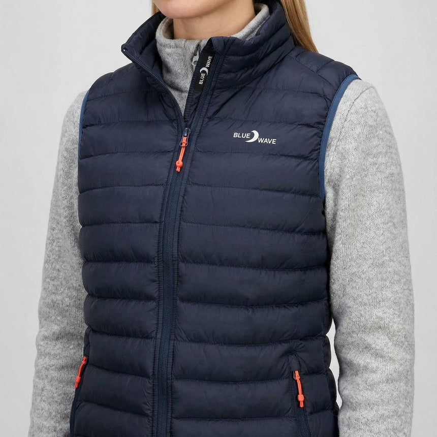 Blue Wave Damen Steppweste Olivia, packable