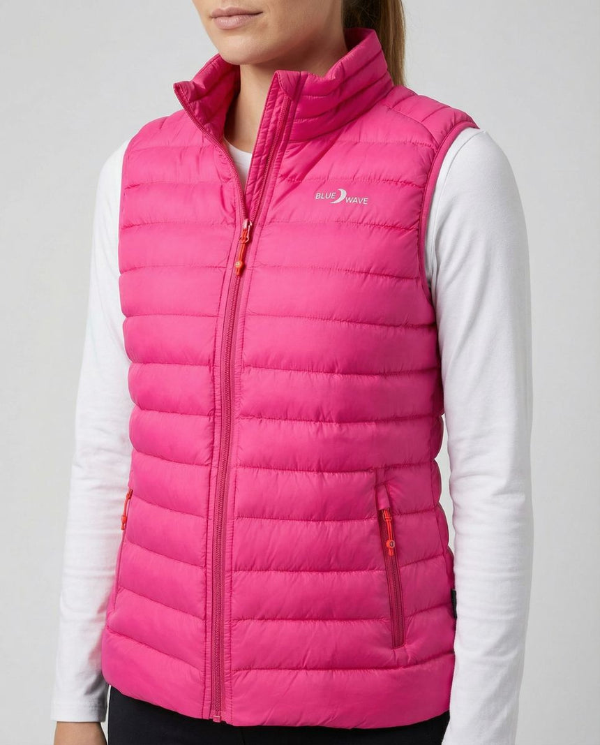 Blue Wave Damen Steppweste Olivia, packable