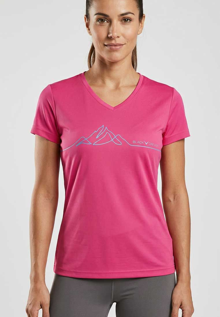 Black Crevice Damen Funktions-T-Shirt