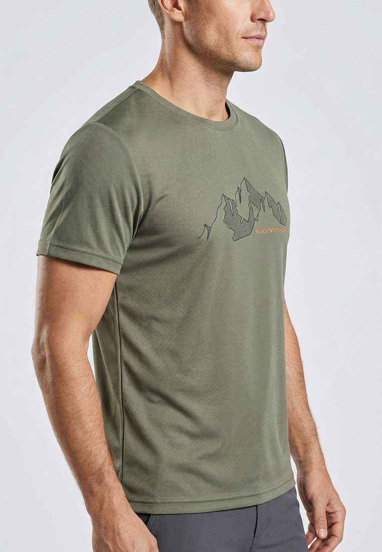 Black Crevice Herren Funktions-T-Shirt