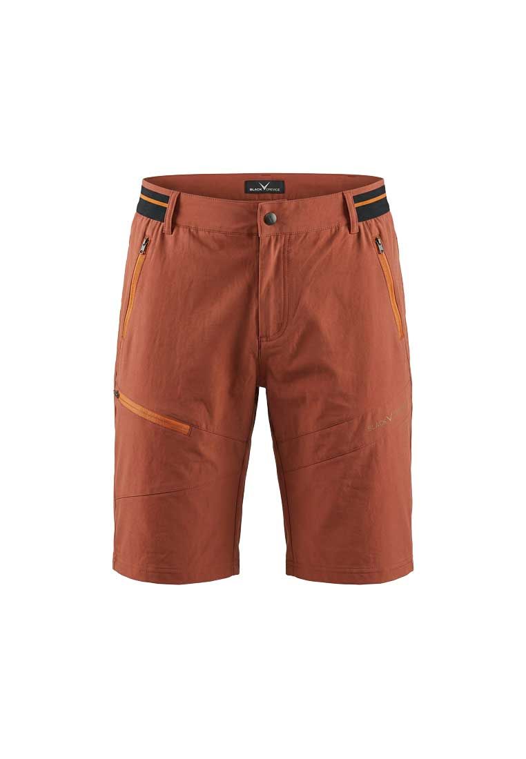 Black Crevice Herren 4-Wege-Stretch Shorts, burnt brick, 3XL 3XL