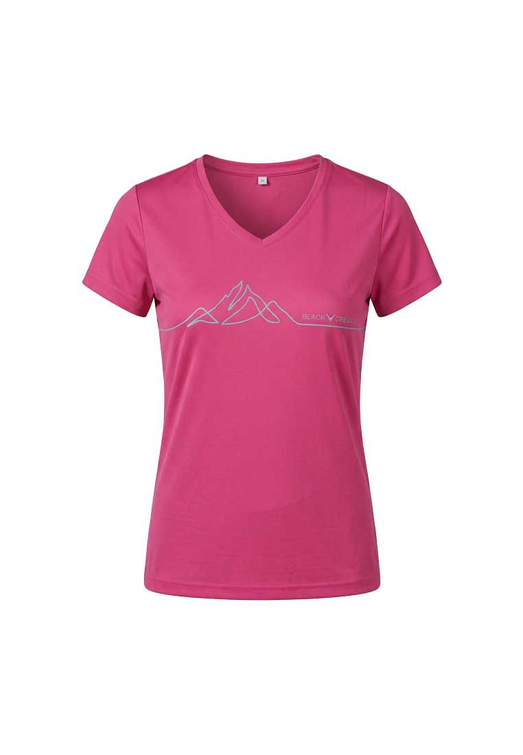 Black Crevice Damen Funktions-T-Shirt