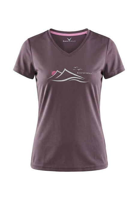 Black Crevice Damen Funktions-T-Shirt