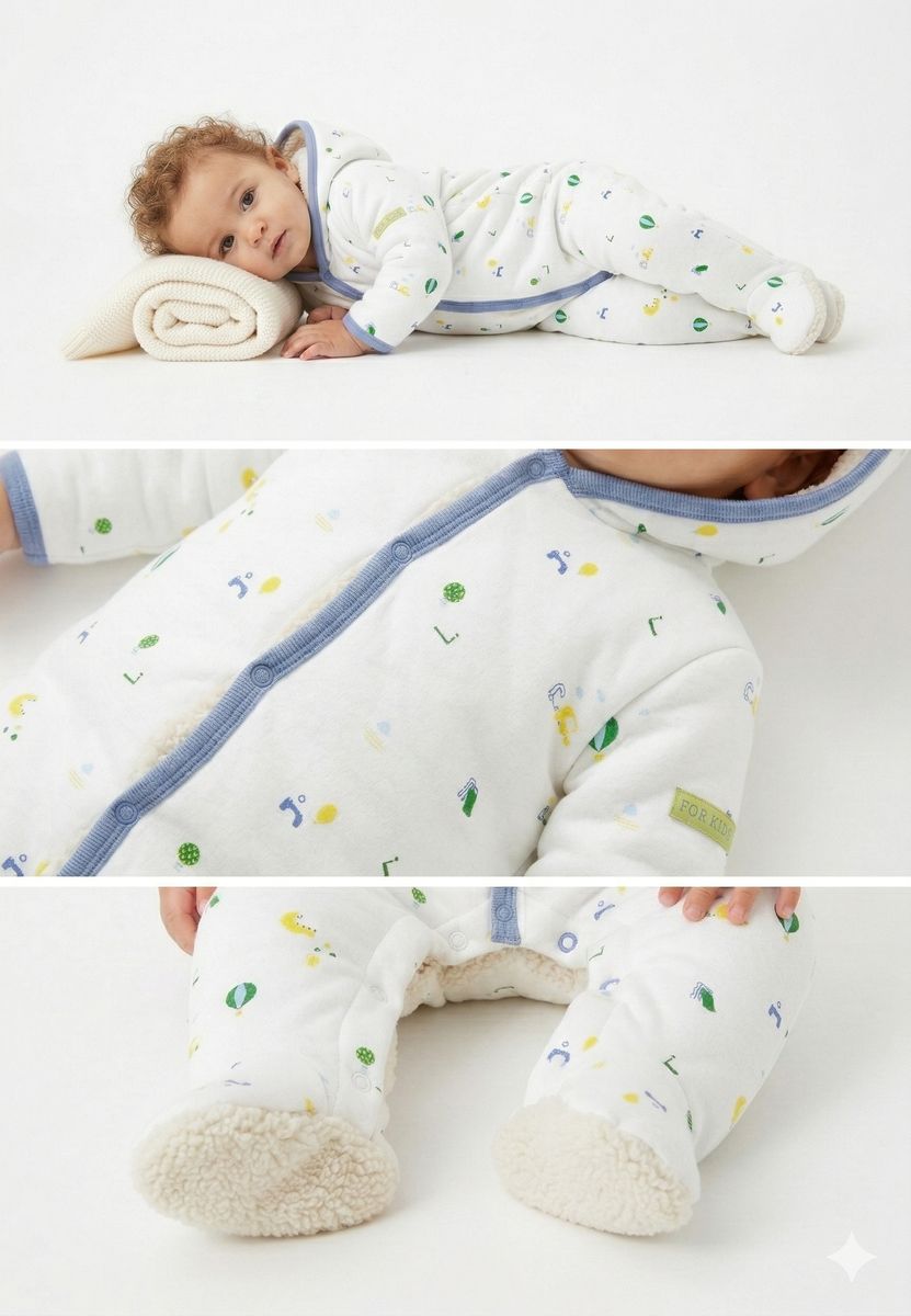 Babybol Baby-Schlafstrampler mit Fuß