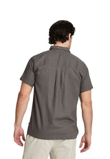 Tuxer Herren Kurzarm-Leinenhemd Falcon