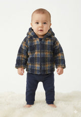 Minymo Teddy-Fleecejacke mit Kapuze
