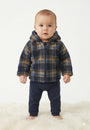 Minymo Teddy-Fleecejacke mit Kapuze