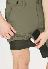 Endurance Herren 2-in-1 Fahrradshorts Benal