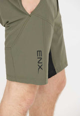 Endurance Herren 2-in-1 Fahrradshorts Benal