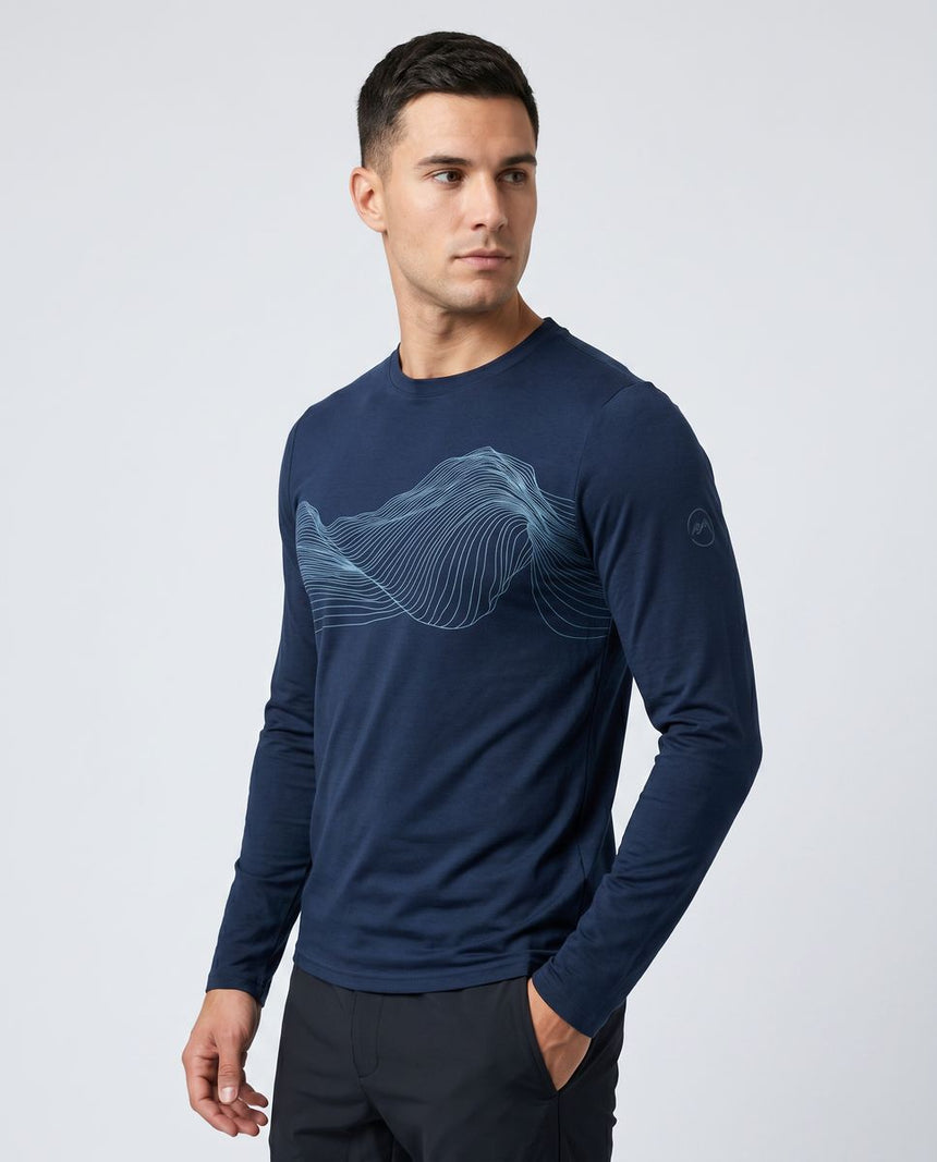 GTS Herren Langarmshirt Rayon