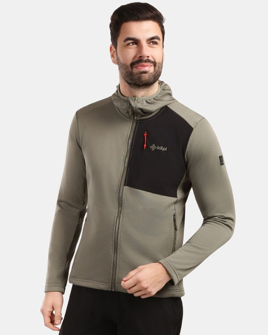 Kilpi Herren Fleecejacke Sevelen mit Kapuze