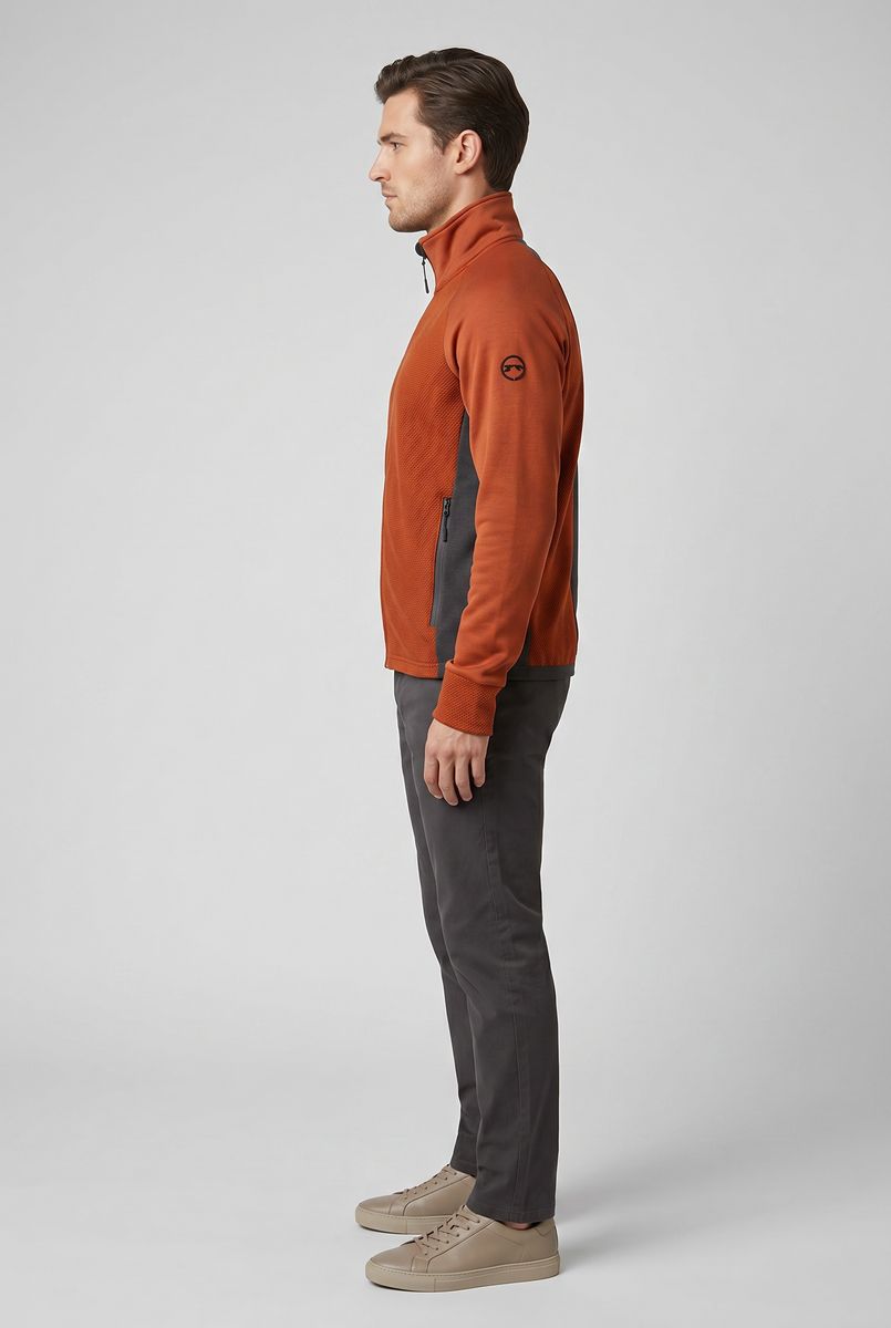 GTS Herren Midlayer-Jacke Man Scuba Mix Honey Comb