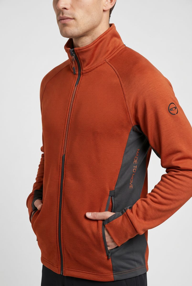 GTS Herren Midlayer-Jacke Man Scuba Mix Honey Comb