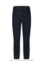 Thermo Leggings mit glitzerndem Pfe, dark blue 128