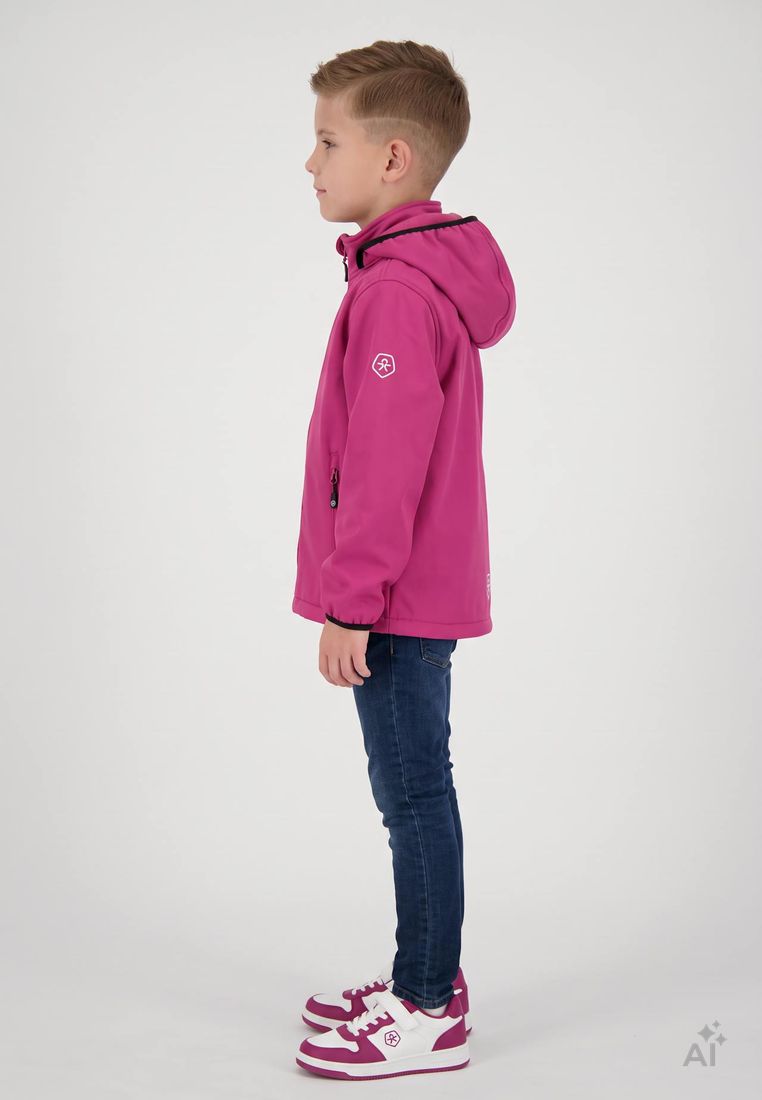 COLOR KIDS Kinder Softshelljacke mit Fleece