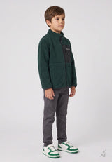 COLOR KIDS Kinder Teddy- / Sherpa-Fleecejacke