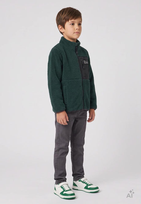 COLOR KIDS Kinder Teddy- / Sherpa-Fleecejacke