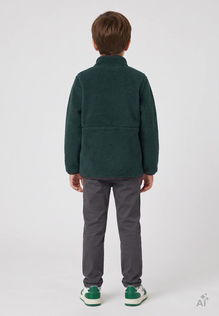 COLOR KIDS Kinder Teddy- / Sherpa-Fleecejacke
