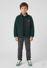 COLOR KIDS Kinder Teddy- / Sherpa-Fleecejacke