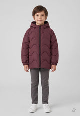 COLOR KIDS Kinder Steppjacke mit Kapuze –
