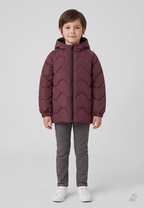 COLOR KIDS Kinder Steppjacke mit Kapuze –