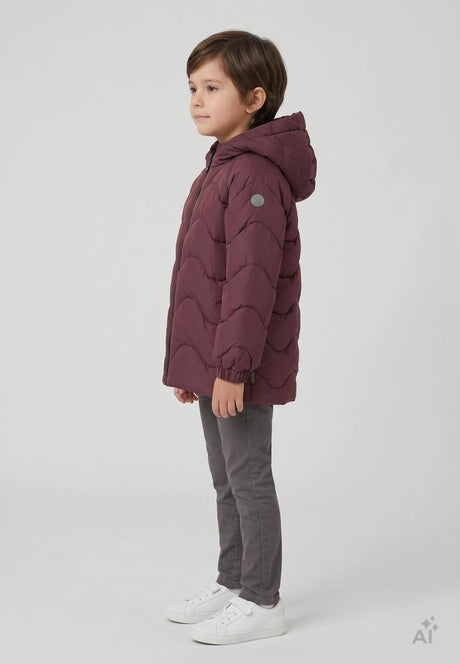 COLOR KIDS Kinder Steppjacke mit Kapuze –