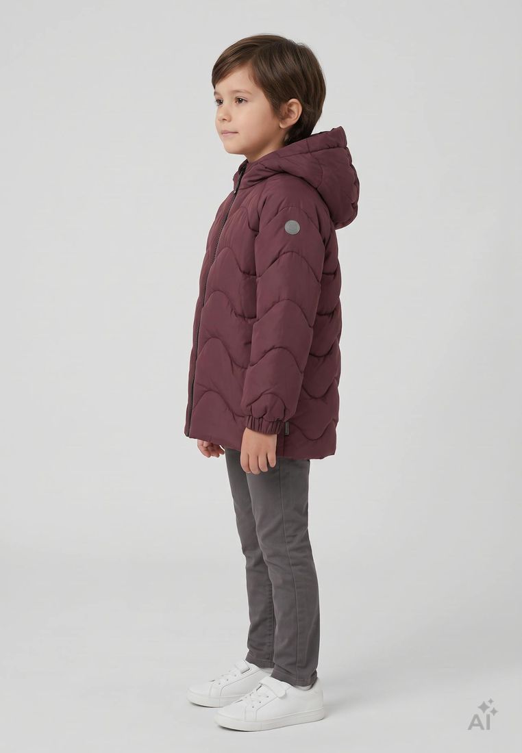 COLOR KIDS Kinder Steppjacke mit Kapuze –